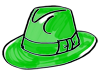 Seks Hatter - Green